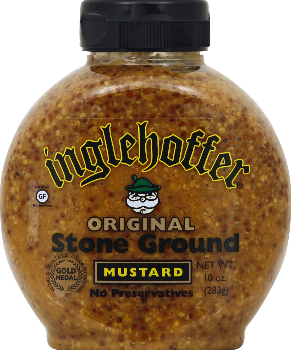 slide 1 of 3, Inglehoffer Mustard 10 oz, 10 oz