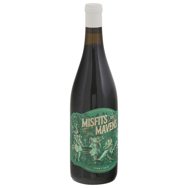 slide 1 of 1, Misfits and Mavens Pinot Noir 750 ml, 750 ml