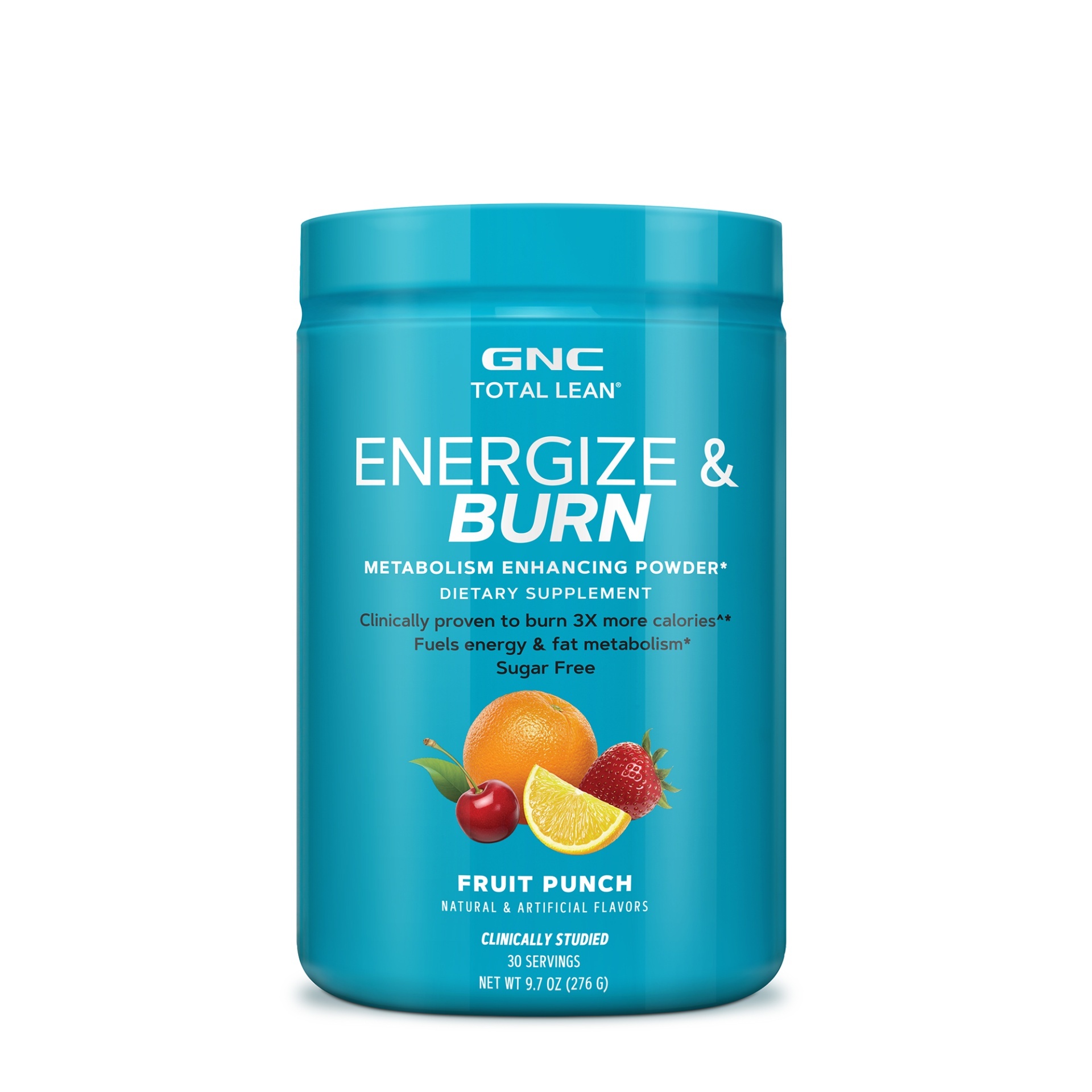 slide 1 of 1, GNC Total Lean Energize and Burn - Fruit Punch, 1 ct