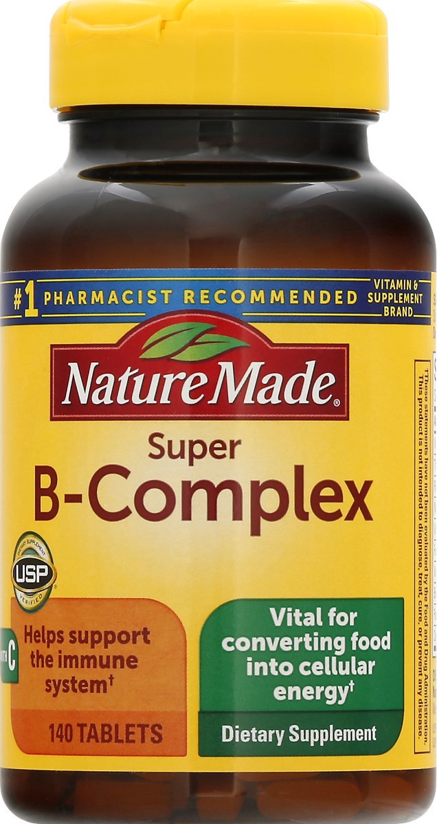 slide 9 of 9, Nm Tablets Super B Complex, 140