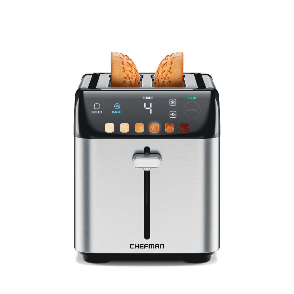slide 1 of 3, Chefman 2-Slice Digital Toaster, 1 ct