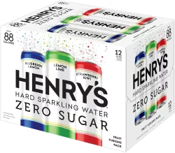 Henry's Hard Sparkling Variety 2/12/12cn
