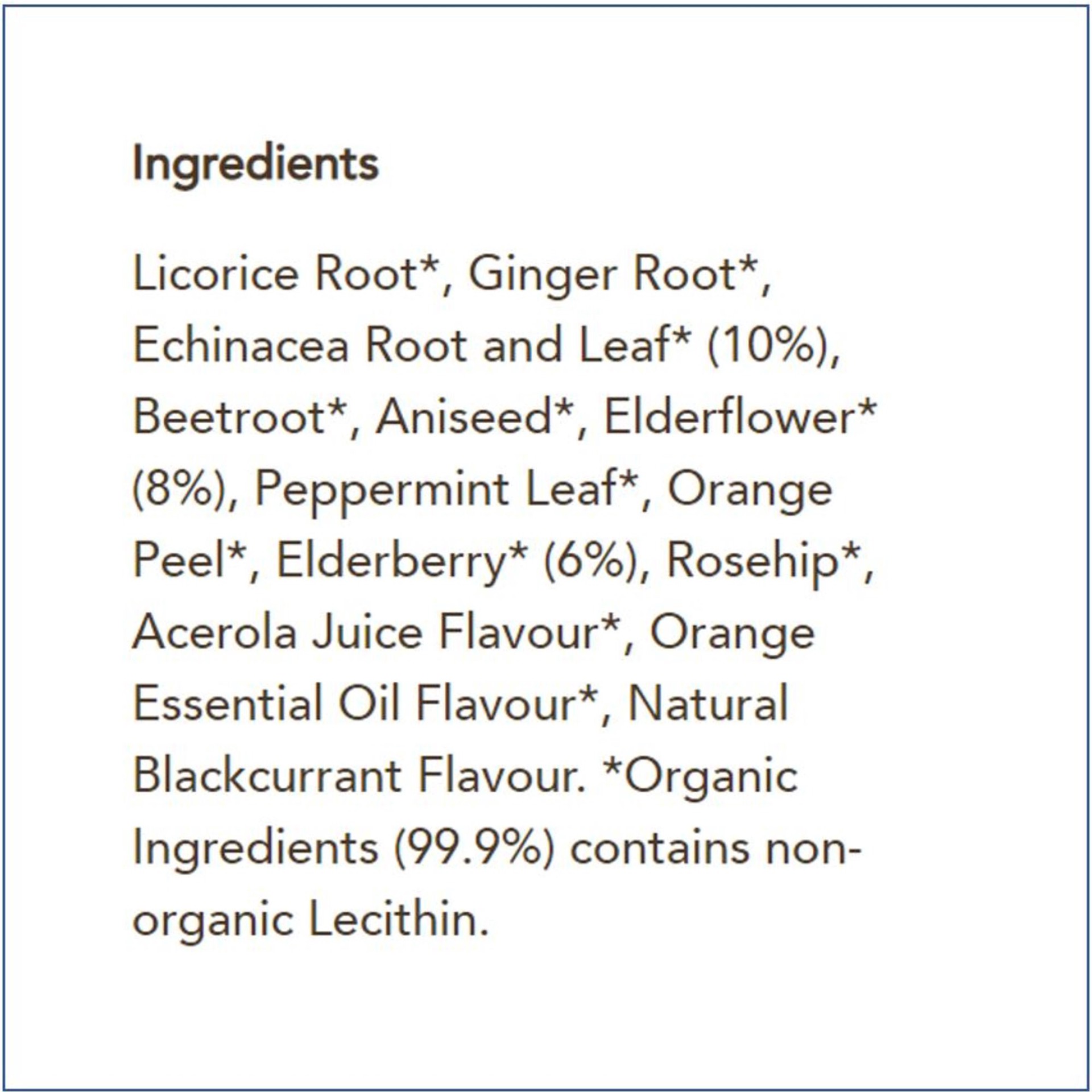 slide 3 of 4, Pukka Organic Naturally Caffeine-Free Wellness Support Elderberry & Echinacea Herbal Tea 20 Sachets, 20 ct