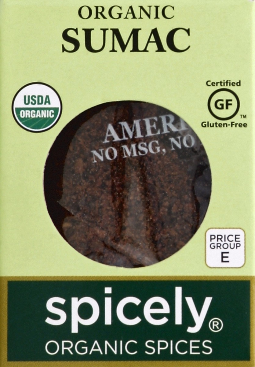 slide 4 of 4, Spicely Organic Spices Sumac 0.45 oz, 0.45 oz