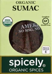 Spicely Organic Spices Organic Spices Sumac 0.45 oz