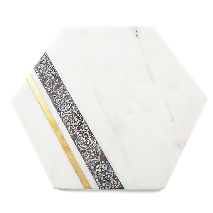 slide 1 of 1, Thirstystone Terrazzo Hexagon Serving Board, 1 ct