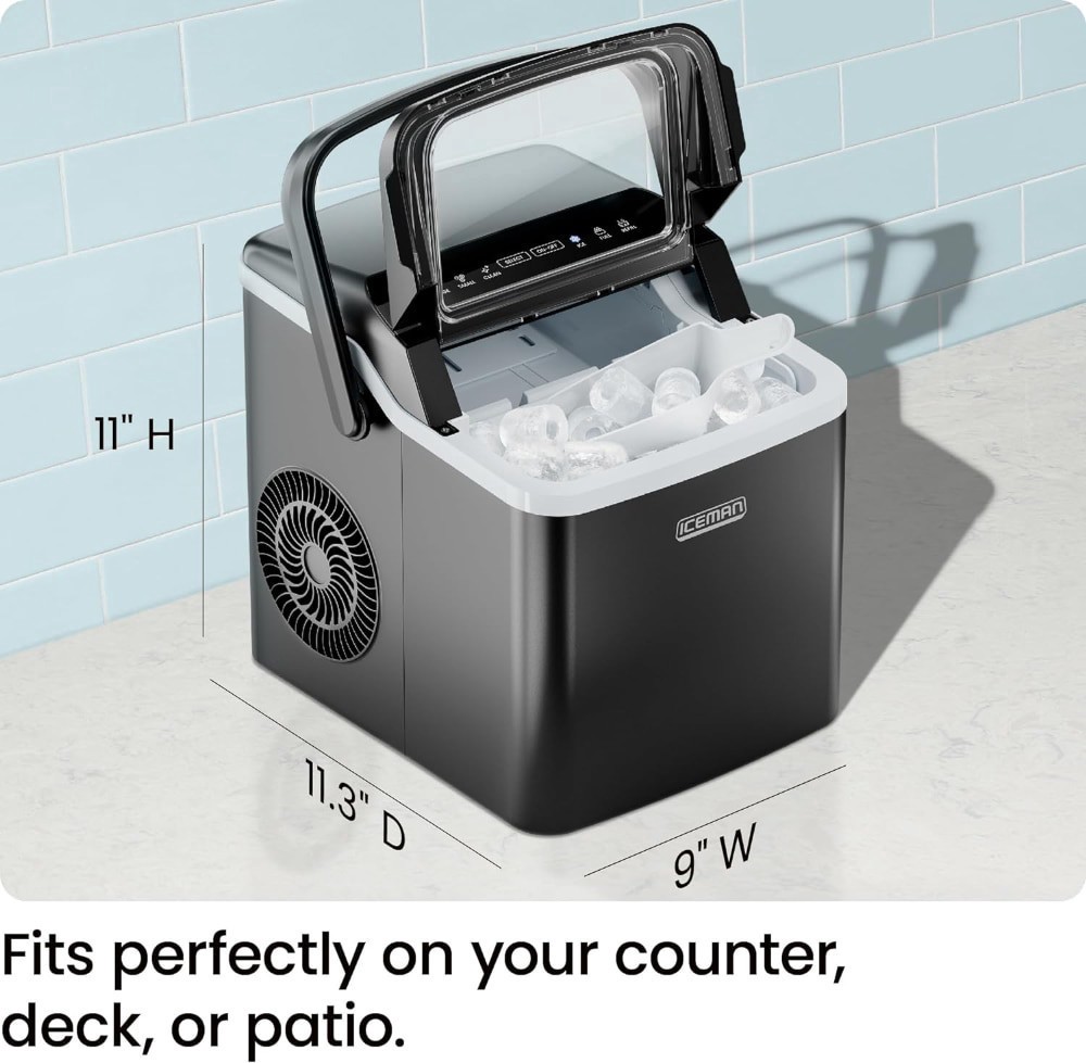 slide 3 of 6, Ice Man Compact Ice Machine Dual Size 1 ea, 1 ct