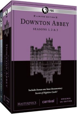 slide 1 of 1, Downton Abbey Seasons 1, 2 & 3 DVD, 1 ct