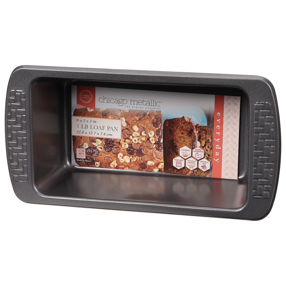 slide 3 of 9, Chicago Metallic Chicago Metal Loaf Pan, 1 ct