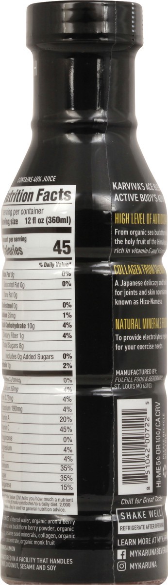 slide 4 of 11, Karuna Karviva Ace Bold Berry Lemonade Recovery Drink - 12 oz, 12 oz