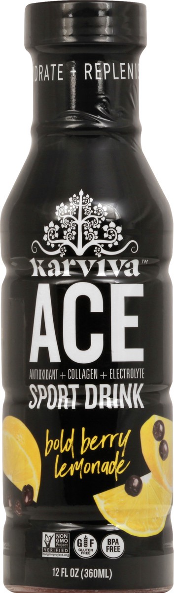 slide 3 of 11, Karuna Karviva Ace Bold Berry Lemonade Recovery Drink - 12 oz, 12 oz