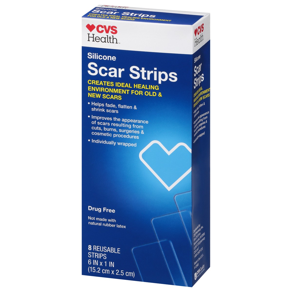 slide 8 of 11, CVS Health Scar Strips, 8 Ct, 1 ct