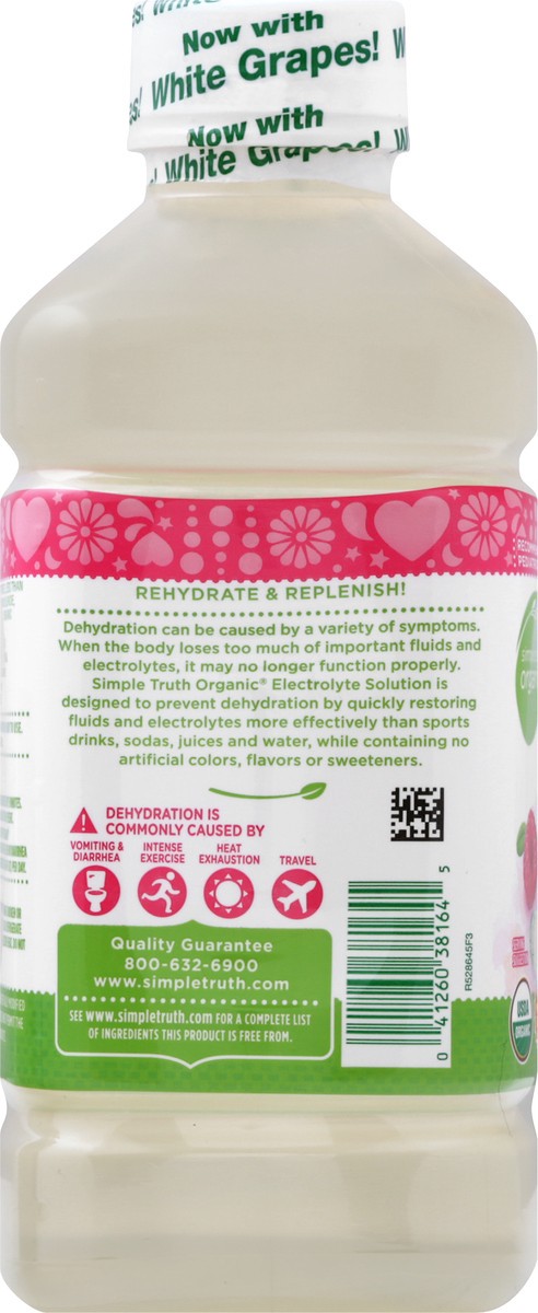 slide 2 of 13, Simple Truth Organic Wild Berry Electrolyte Solution 33.8 oz, 33.8 oz