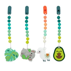 Nuby Silicone Teether with Pacifinder, Assorted Styles
