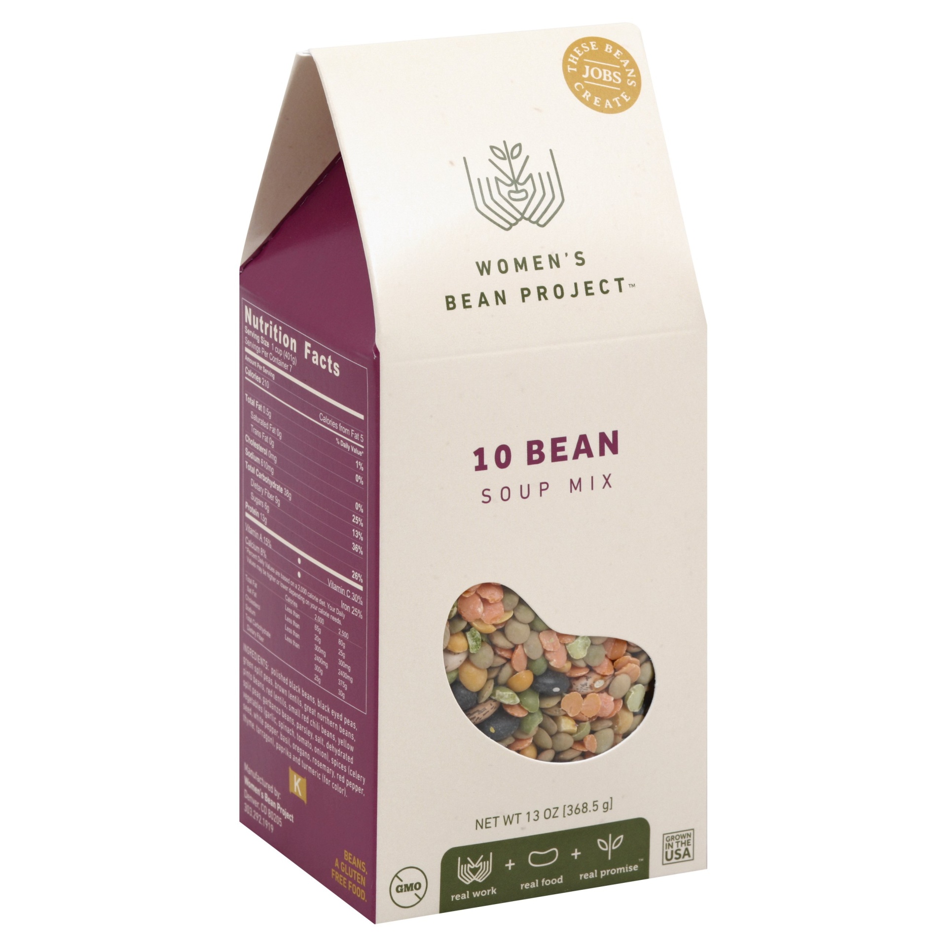 slide 1 of 1, Women's Bean Project 10 Bean Soup Mix, 13 oz