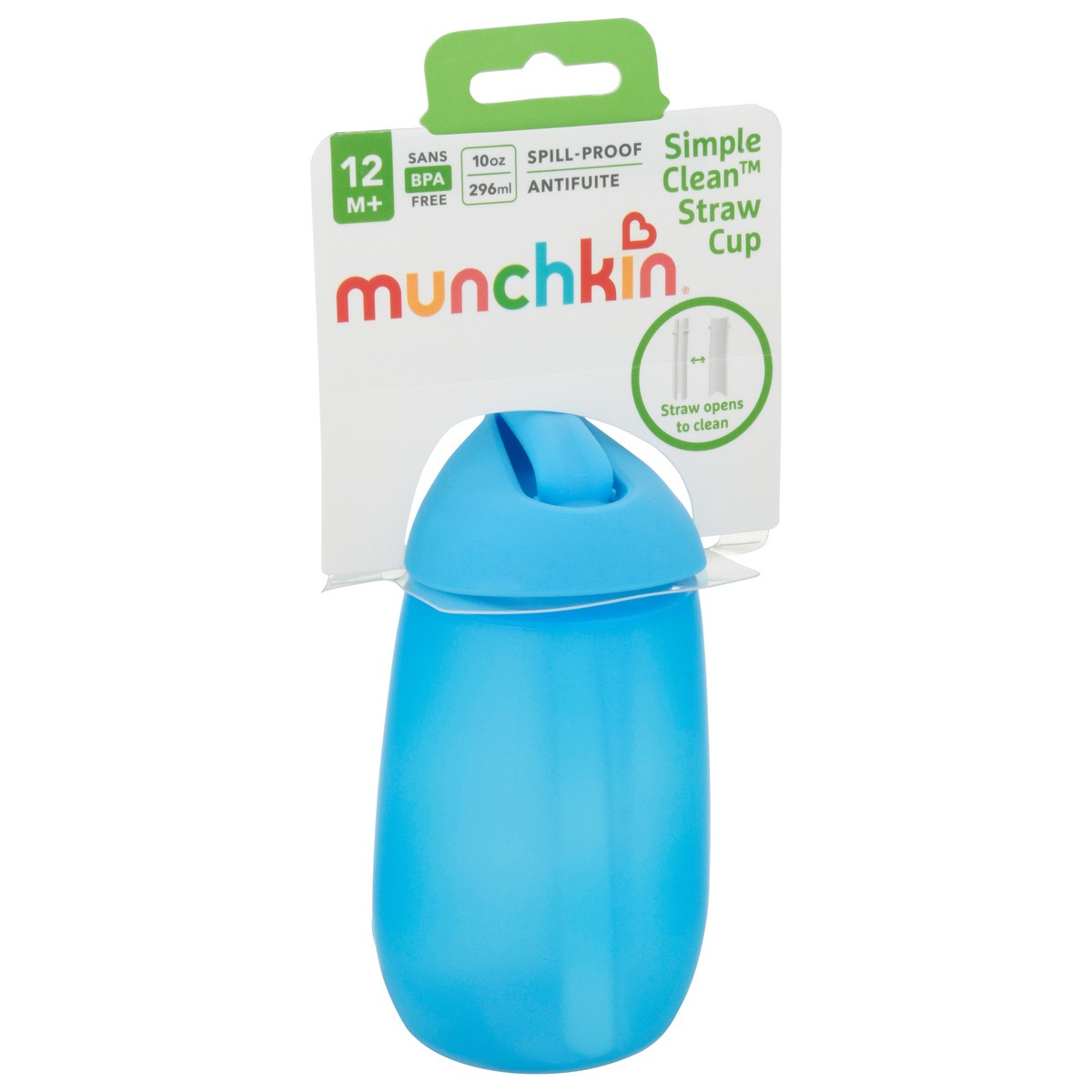 slide 6 of 9, Munchkin Simple Clean 10 Ounce Straw Cup 1 ea, 1 ct