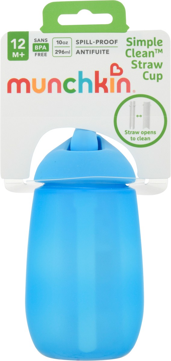 slide 2 of 9, Munchkin Simple Clean 10 Ounce Straw Cup 1 ea, 1 ct