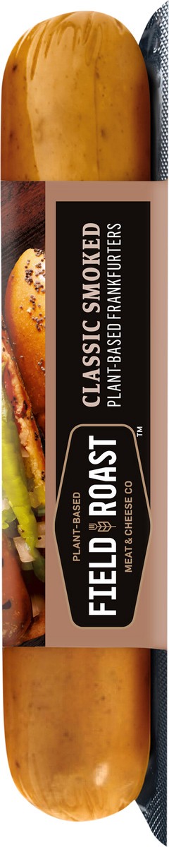 slide 7 of 11, Field Roast Smoked Frankfurter, 12 oz