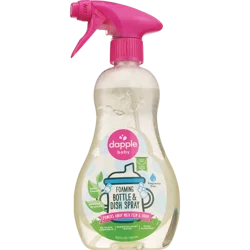 Dapple Baby Foaming Fragrance Free Bottle & Dish Spray 16.9 fl oz