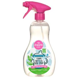 Dapple Baby Foaming Fragrance Free Bottle & Dish Spray 16.9 fl oz