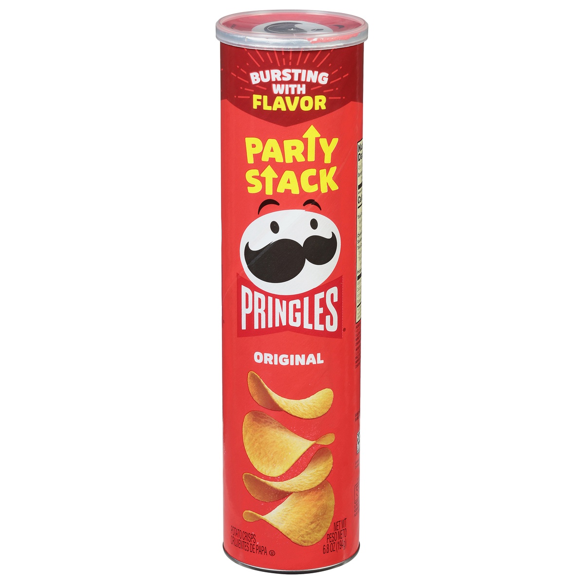 slide 1 of 11, Pringles Potato Crisps Chips, Lunch Snacks, Snacks On The Go, Original, 6.8 oz