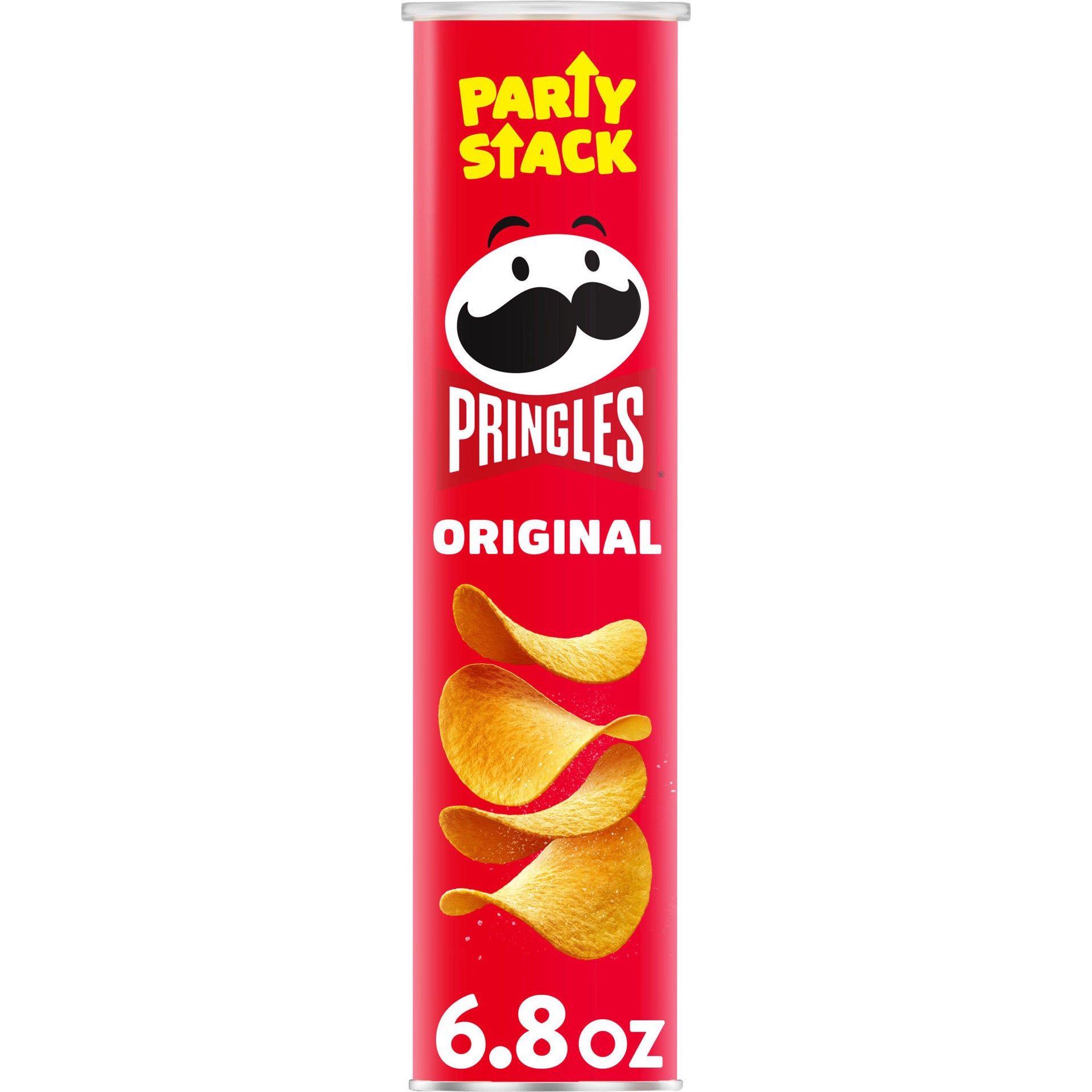 slide 1 of 5, Pringles Original Potato Crisps Chips, 6.8 oz