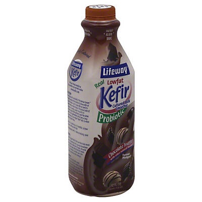 slide 1 of 1, Lifeway Kefir Cultured Lowfat Milk Smoothie Chocolate Truffle, 32 fl oz