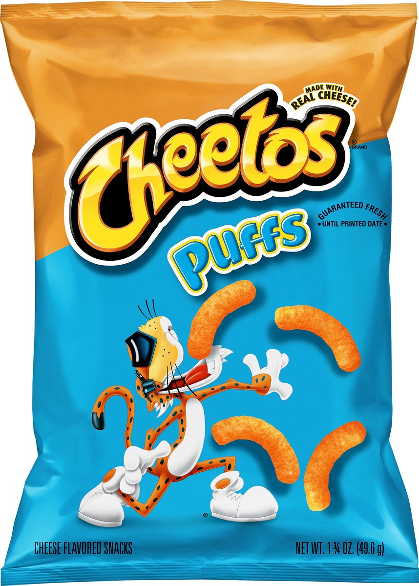 slide 6 of 7, Cheetos Puffs Cheese Flavored Snacks 1 3/4 Oz, 1.75 oz