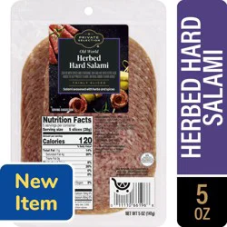 Private Selection Thinly Sliced Herb Hard Salami, 5 oz
