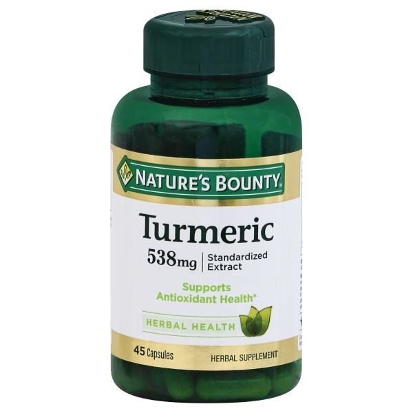 slide 1 of 1, Nature's Bounty Turmeric Capsules, 45 ct