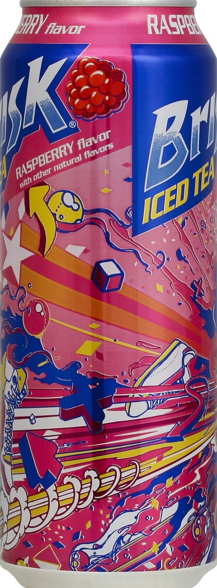 slide 3 of 4, Brisk Raspberry Tea, 24 fl oz