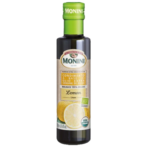 slide 1 of 1, Monini Lemon Flavored Extra Virgin Olive Oil, 6.76 oz