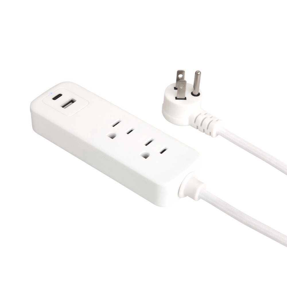 slide 2 of 2, Helix Powerup Dual Outlet Power Strip With A & C Ports, 1 ct