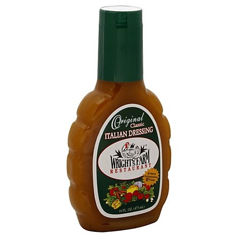 slide 1 of 1, Wright's Farm Restaurant Classic Italian Salad Dressing 16 Oz - 16 OZ, 16 oz