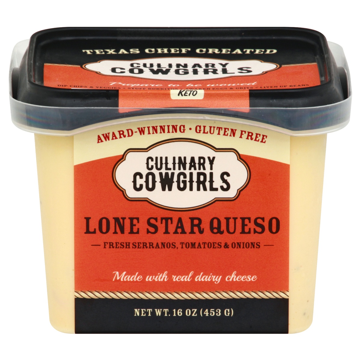 slide 1 of 1, Culinary Cowgirls Lone Star Queso Dip 16 oz, 16 oz