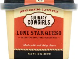 Culinary Cowgirls Lone Star Queso Dip 16 oz