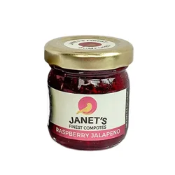 Janet's Finest Compotes Raspberry Jalapeno