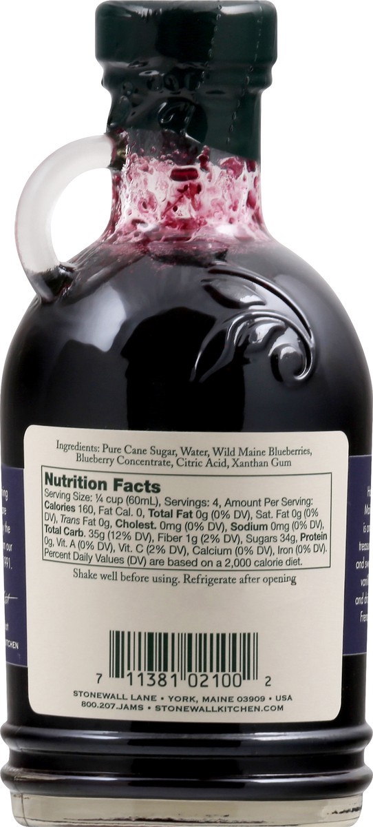 slide 5 of 12, Stonewall Kitchen Wild Maine Blueberry Syrup 250 ml, 250 ml