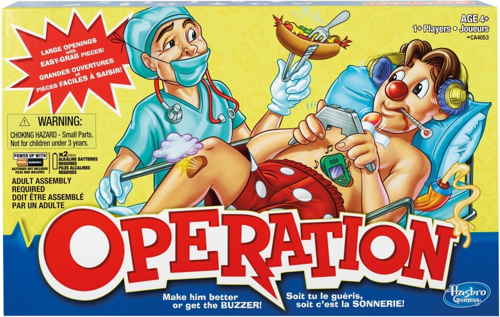 slide 1 of 1, Hasbro Operation Game, 1 ct