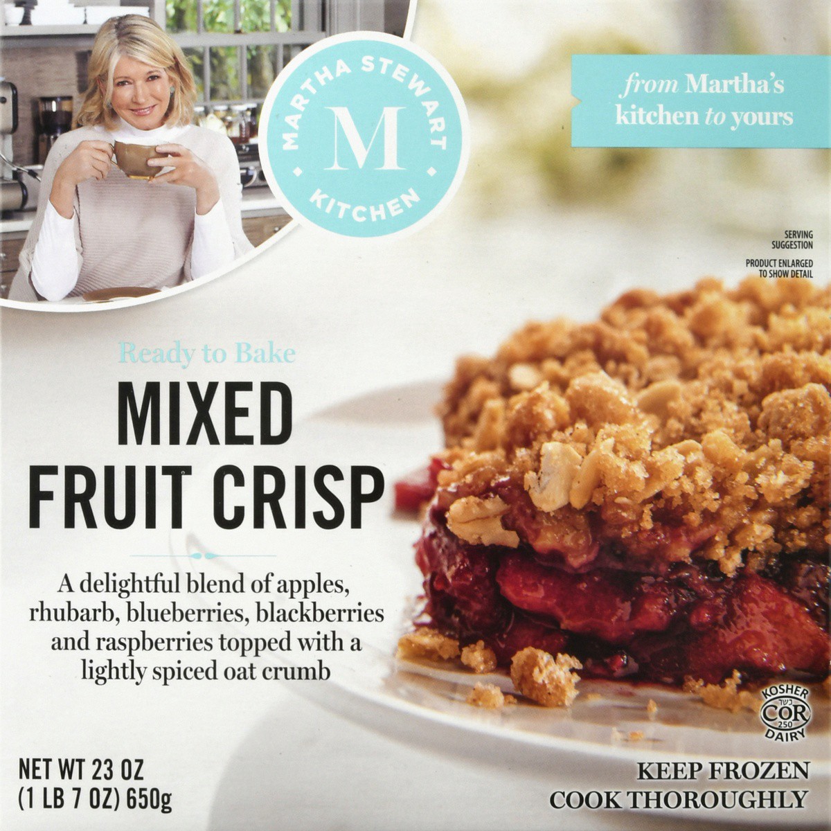 slide 6 of 9, Martha Stewart Kitchen Mixed Fruit Crisp, 23 oz