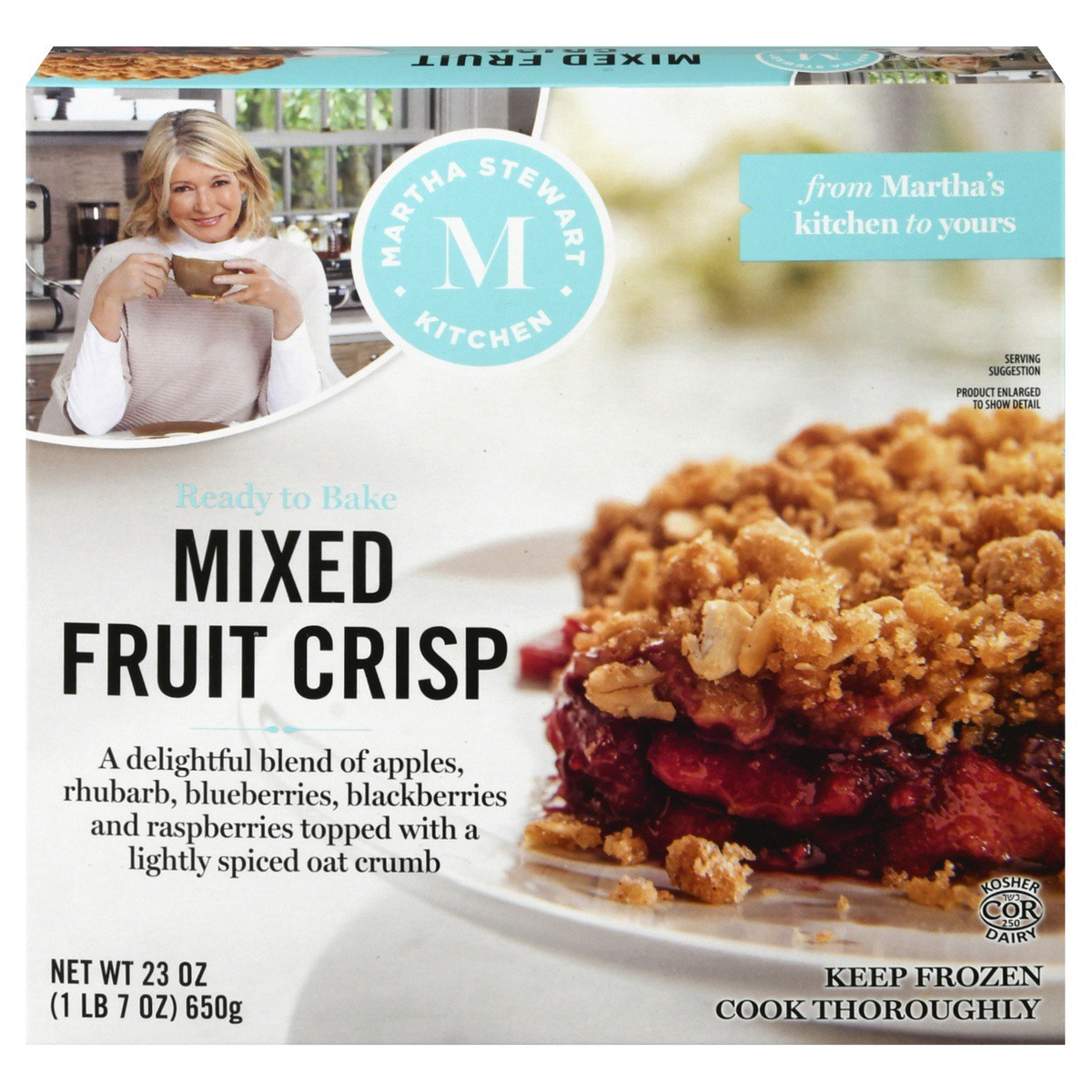 slide 1 of 9, Martha Stewart Kitchen Mixed Fruit Crisp, 23 oz