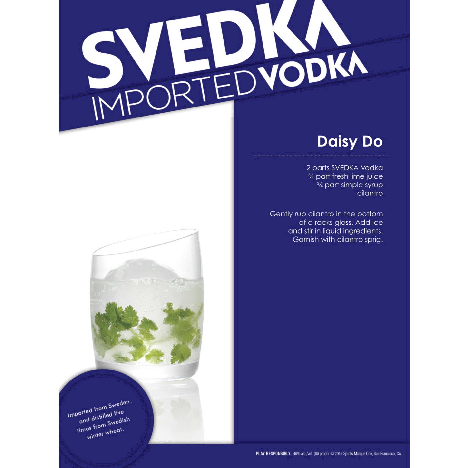 slide 29 of 29, SVEDKA Vodka, 750 mL Bottle, 80 Proof, 25.36 fl oz