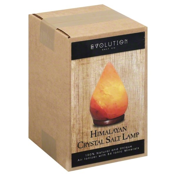 slide 1 of 1, Evolution Salt Co. Salt Lamp Raindrop, 5 lb