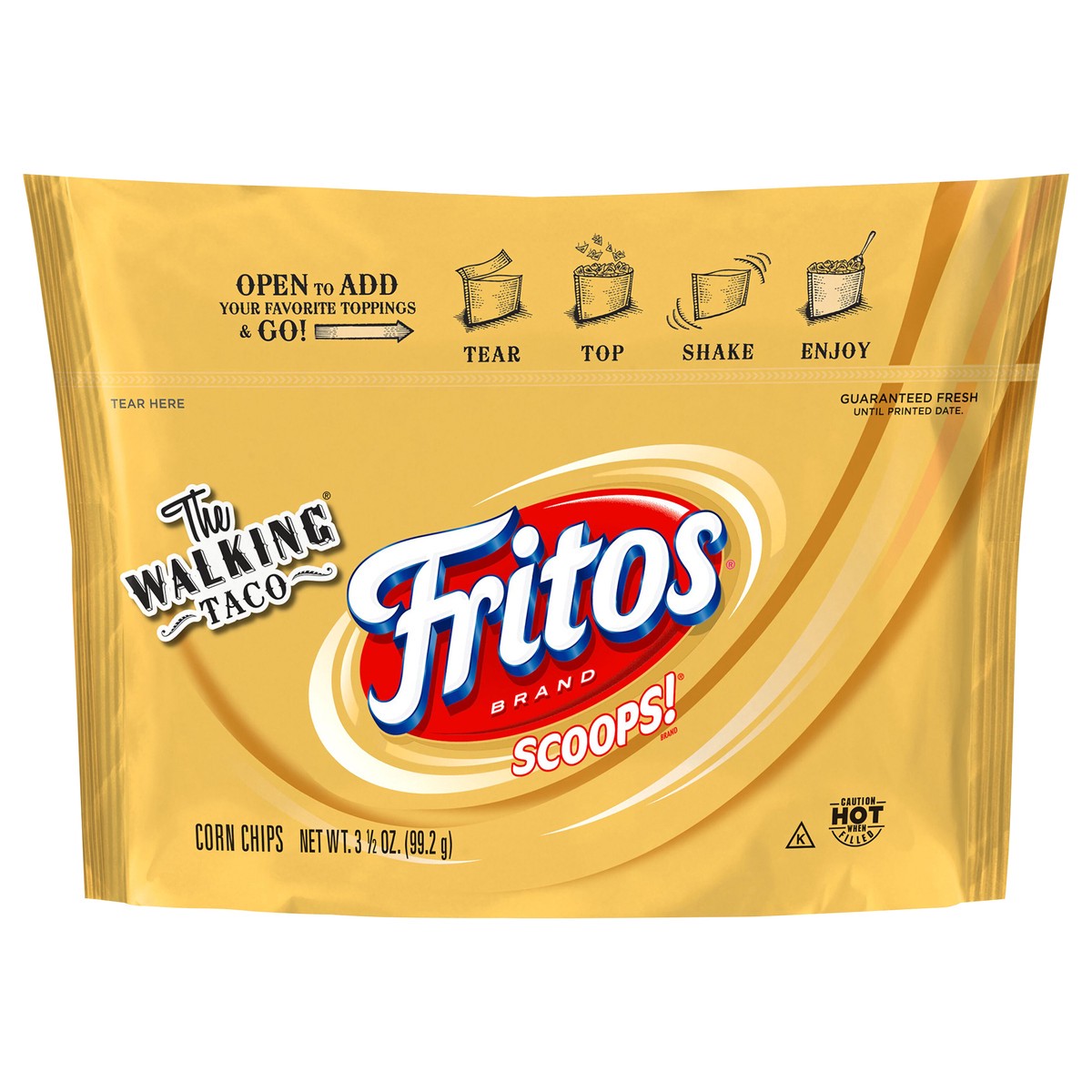 slide 8 of 10, Fritos Scoops! Corn Chips 3 1/2 Oz, 3.5 oz