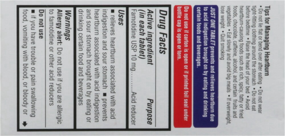 slide 3 of 4, Harris Teeter Famotidine Table, 30 ct
