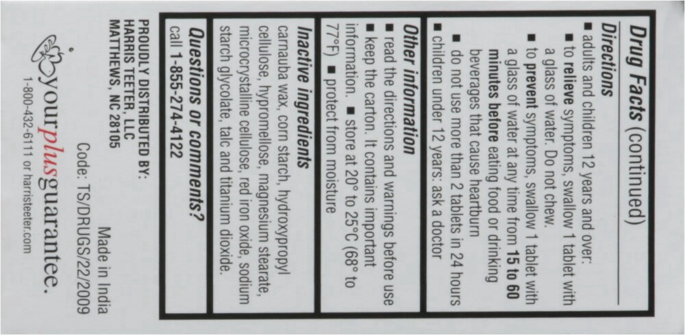 slide 2 of 4, Harris Teeter Famotidine Table, 30 ct