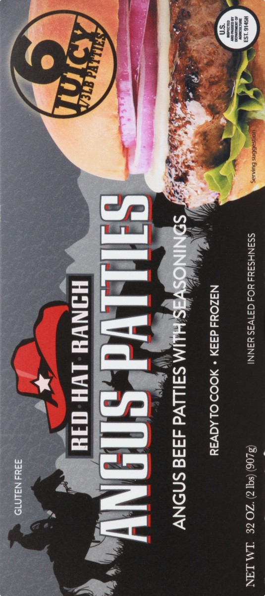 slide 4 of 11, Red Hat Ranch Patties 6 ea, 6 ct