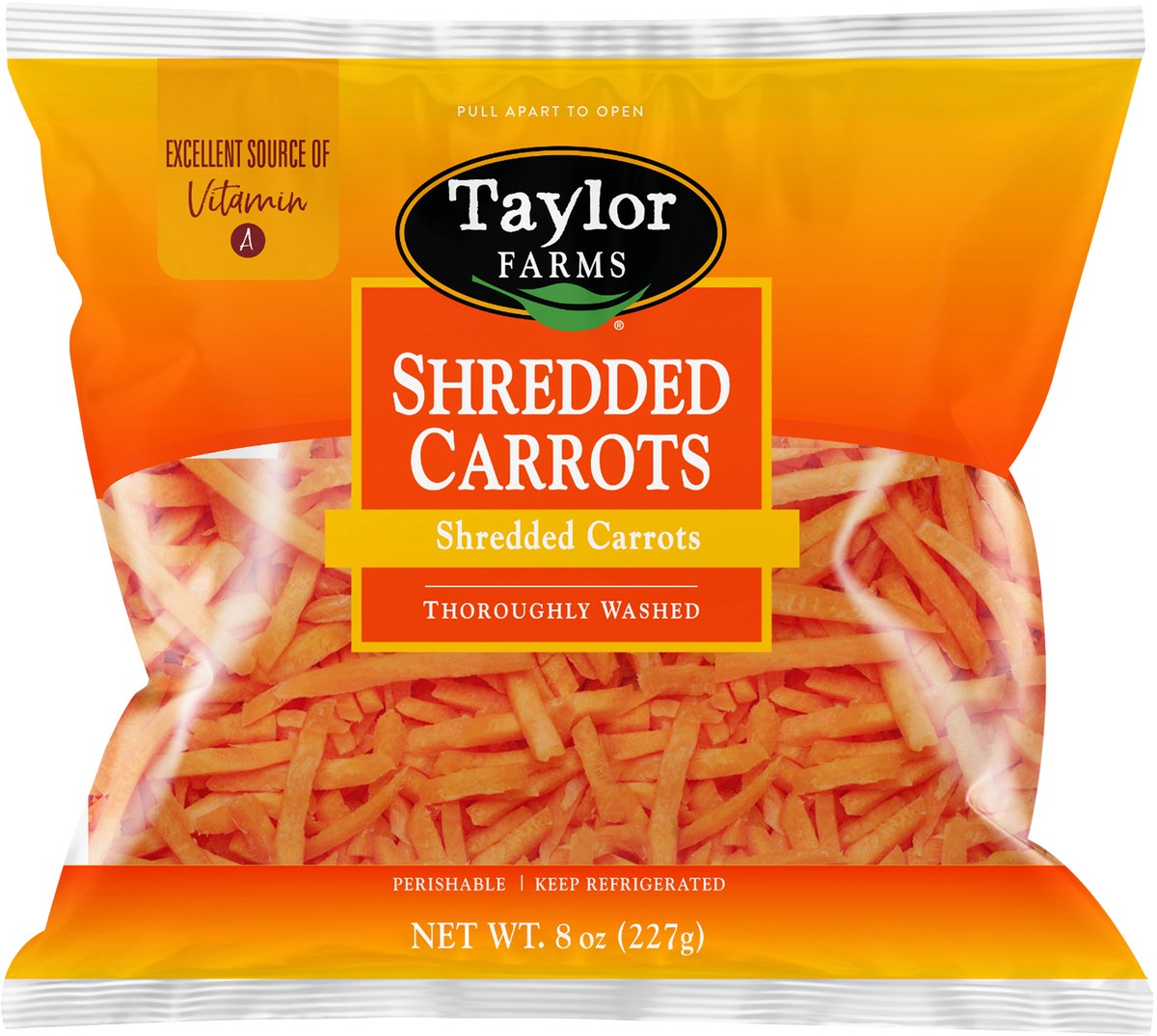 slide 2 of 3, Taylor Farms Shredded Carrots, 8 oz