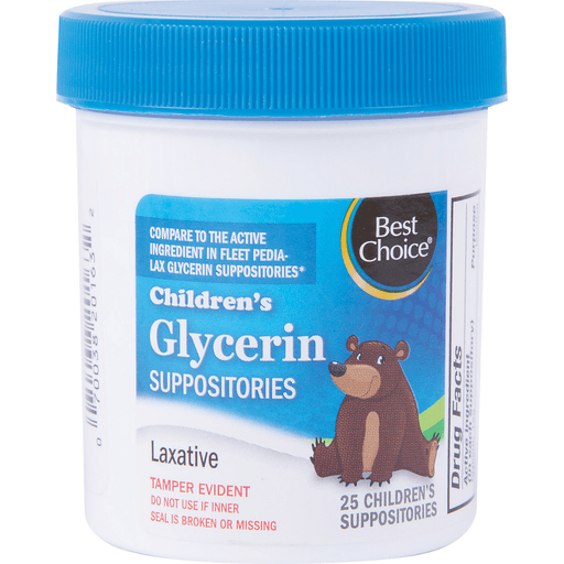 slide 1 of 1, Best Choice Infant Suppos, 25 ct