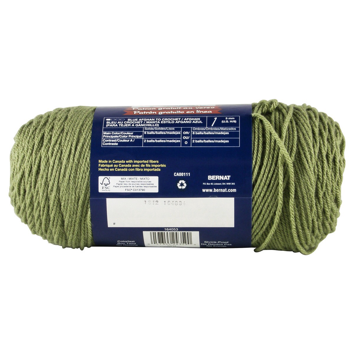 slide 2 of 4, Bernat Super Value Yarn - Forest Green, 1 ct